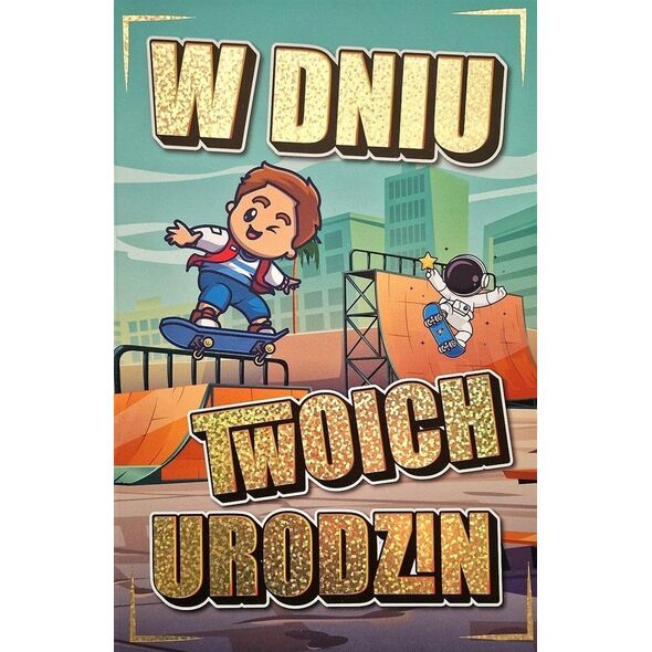 Karnet Urodziny chłopaka