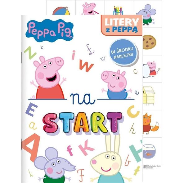 Świnka Peppa. Na start 6. Litery z Peppą