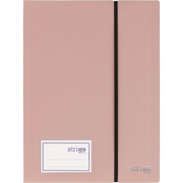 Album ofertowy A4 20 koszul z gumką róż STRIGO