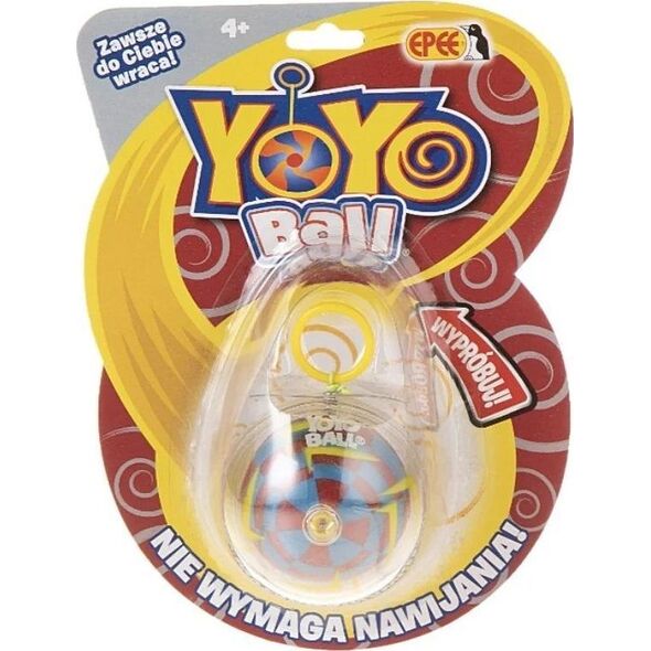 Yoyo Ball z zółtymi strzałkami