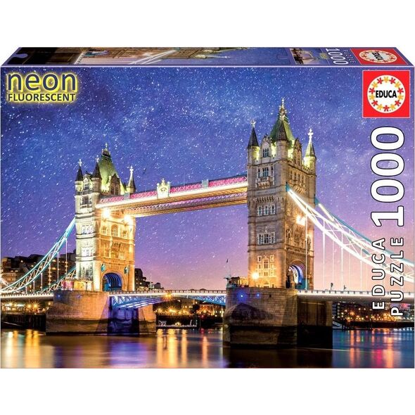 Puzzle 1000 Tower Bridge, Londyn, Anglia (fluo...