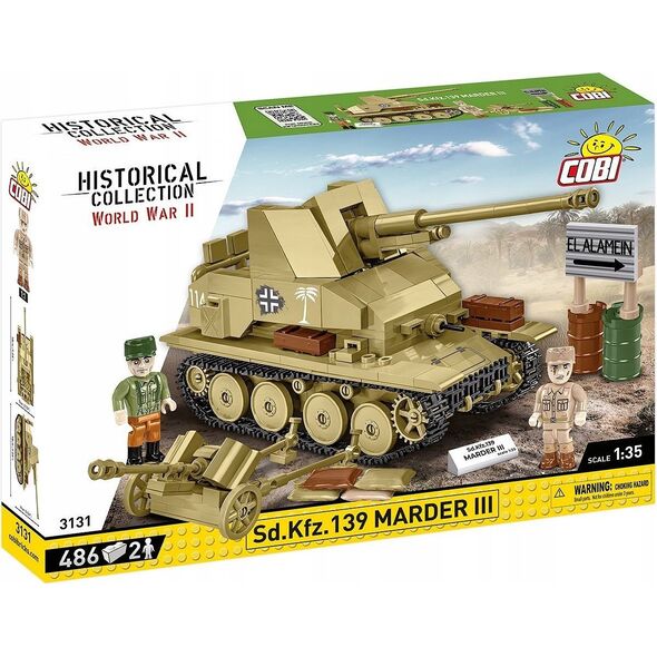 Klocki COBI 3131 Niszczyciel czołgów Sd.Kfz.139 Marder III