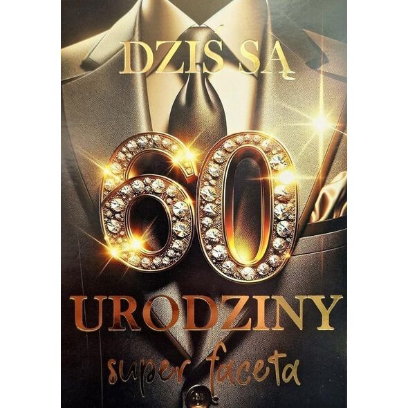 Karnet Urodziny 60 3K