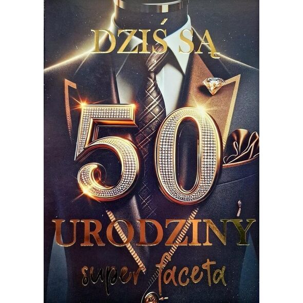 Karnet Urodziny 50 3K