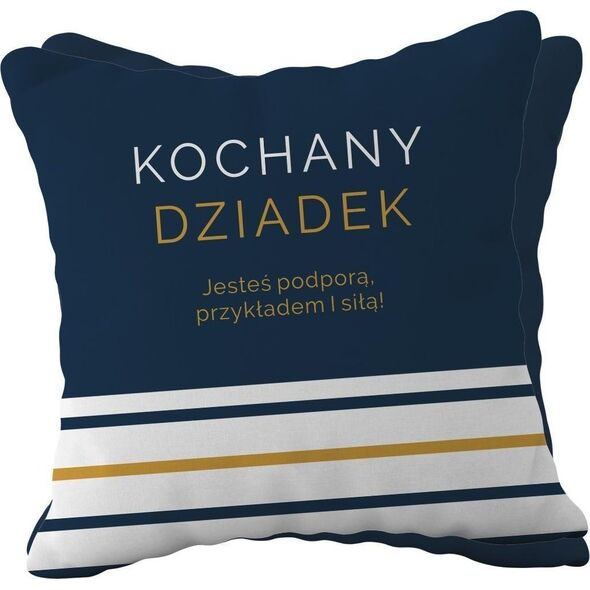 Poduszka prezentowa z napisem Kochany Dziadek
