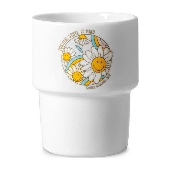 Kubek porcelanowy Smiley - Kwiaty