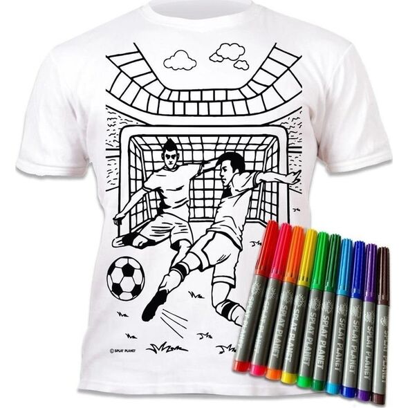 Koszulka do wielokrotnego kolorowania Piłka 9-11
