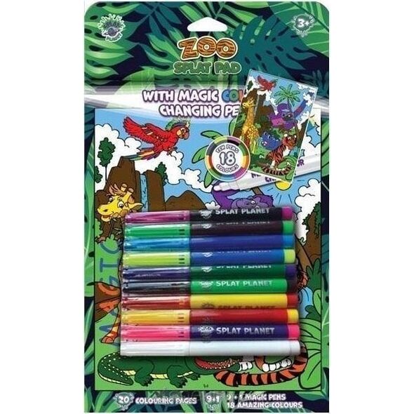 Książeczka z magicznymi mazakami Safari