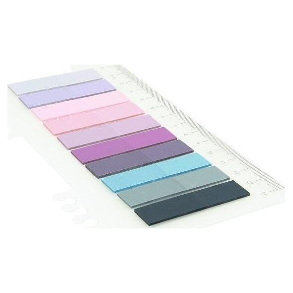 Zakładki indeksujące plastikowe 10x20 12mmx45mm