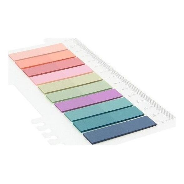 Zakładki indeksujące plastikowe 10x20 12mmx45mm