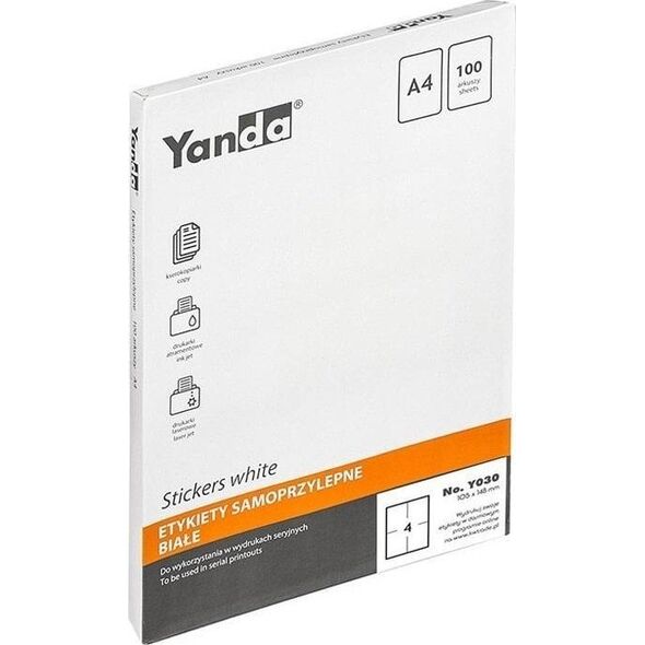 Etykiety samoprzylepne NO.Y030 YANDA