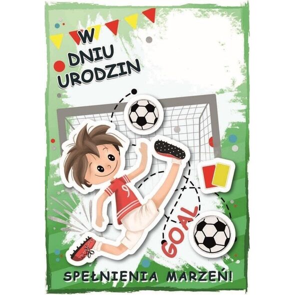 Karnet urodziny chłopiec