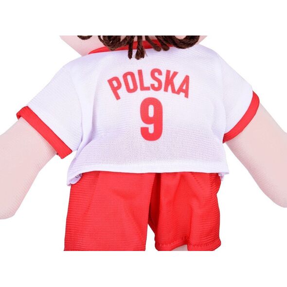 Lalka Przytulanka Szmaciana POLSKI Piłkarz Twój Piłkarski Przyjaciel ZA5477