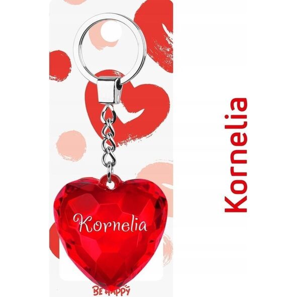 Brelok serce Kornelia