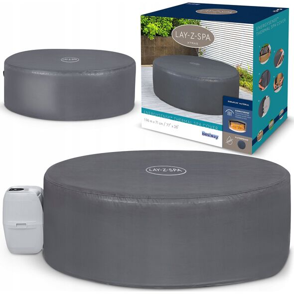 Bestway ENEGYSENSE Pokrywa termiczna pokrowiec do Lay-Z-Spa 216 cm 60326