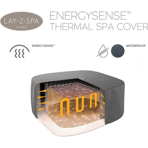 Bestway Pokrywa termiczna pokrowiec ENERGYSENSE do Lay-Z-Spa 201 cm 60332