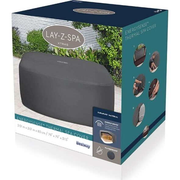 Bestway Pokrywa termiczna pokrowiec ENERGYSENSE do Lay-Z-Spa 201 cm 60332