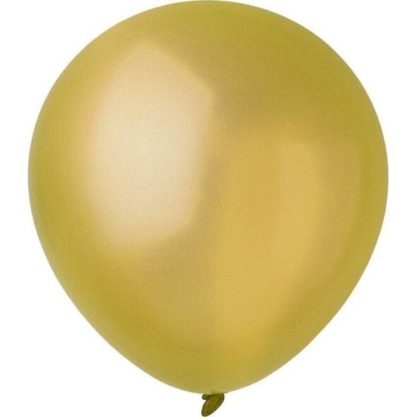 Balony Decomex metallic Gold 100szt