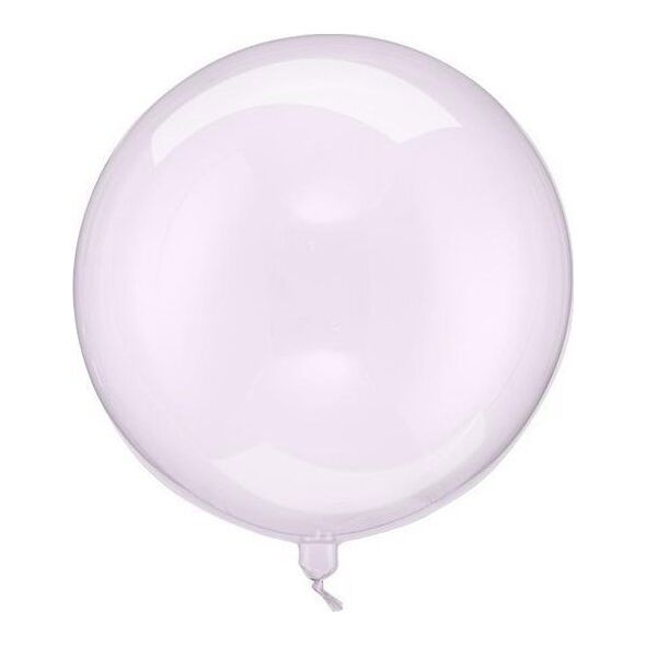 Balon Kula transparentny fioletowy 40cm