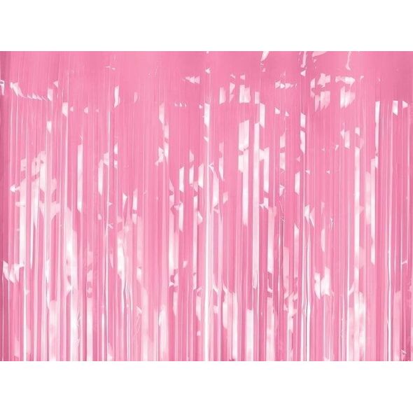 Kurtyna party jasny różowy 100x200cm