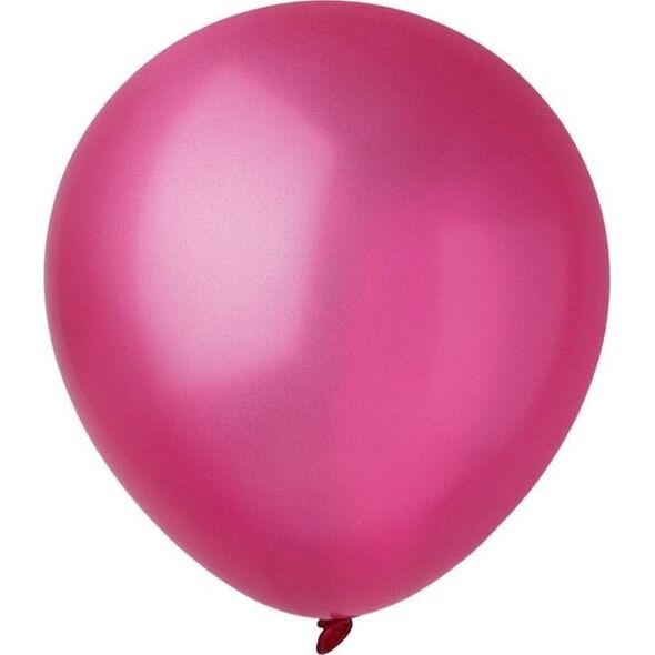 Balony Decomex metallic Fuchsia 100szt