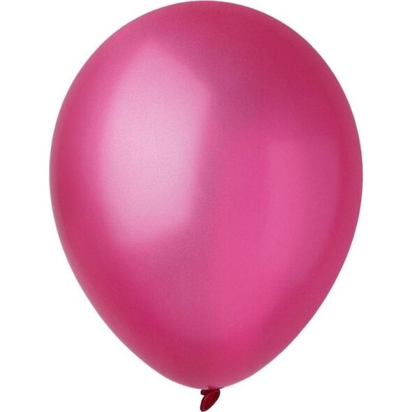 Balony Decomex metallic Fuchsia 100szt
