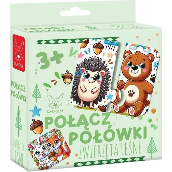 Połącz połówki Zwierzęta Leśne