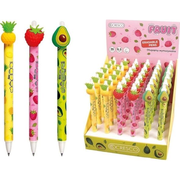 Długopis wymazywalny Fruit (36szt)