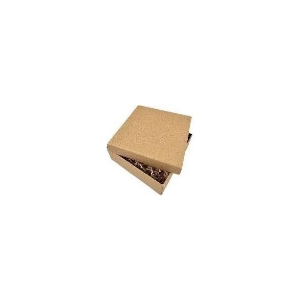 Pudełko prezentowe kraft beżowe 15x15x5,5cm