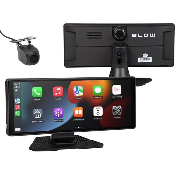 78-430# Stacja multimedialna bezprzewodowy carplay5.0 blow z wideorejestratorem i kamerą cofania