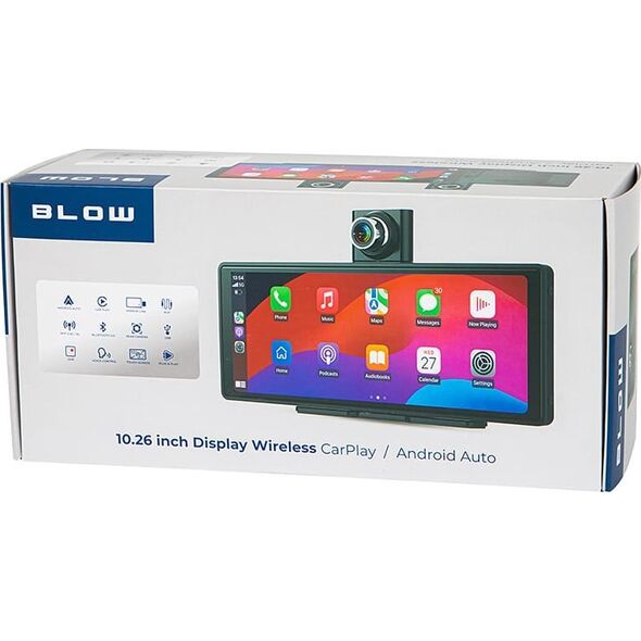 78-430# Stacja multimedialna bezprzewodowy carplay5.0 blow z wideorejestratorem i kamerą cofania