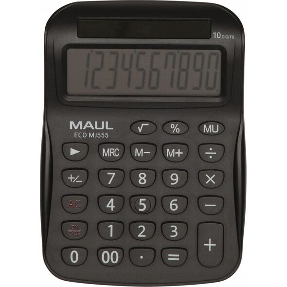 Kalkulator biurkowy ECO MJ555 10-pozycyjny czarny
