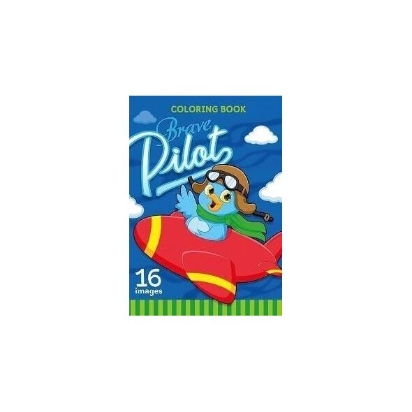 Kolorowanka A5 16 obrazków Dzielny pilot