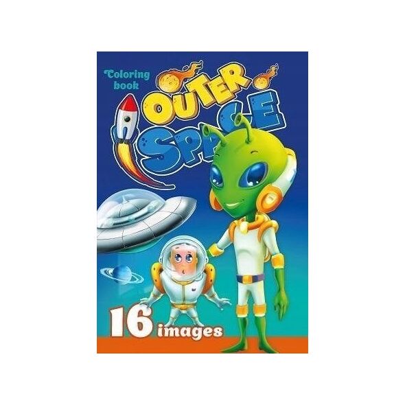 Kolorowanka A4 16 obrazków Kosmos