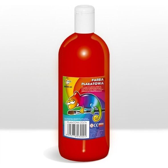 Farba plakatowa czerwona 500ml