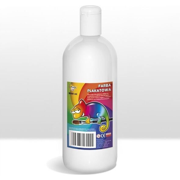 Farba plakatowa biała 500ml