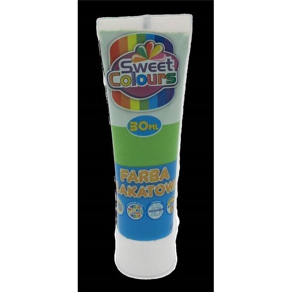 Farba plakatowa w tubie zieleń jasna 30ml