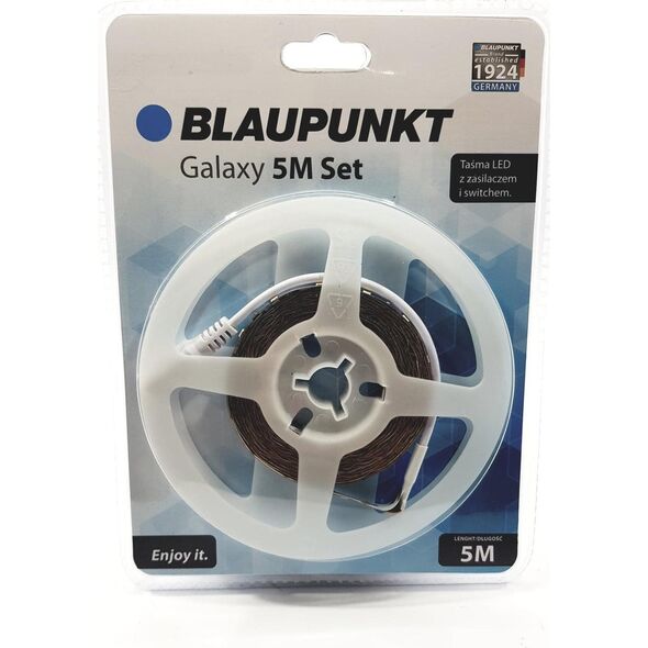 Taśma LED Blaupunkt BLAUPUNKT TAŚMA LED WW 5m ZESTAW