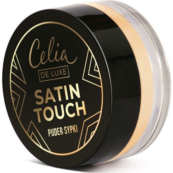 Celia Celia De Luxe Puder sypki Satin Touch nr 10 Transparentny Matt 10g