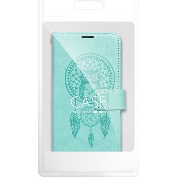 OEM Kabura MEZZO Book do IPHONE 14 łapacz snów zielony
