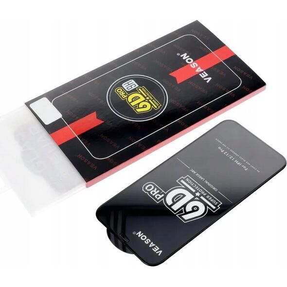 Veason Szkło Hartowane 6D Pro Veason Glass - do Iphone 16 Pro Max czarny