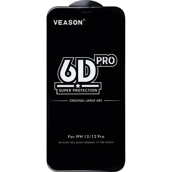 Veason Szkło Hartowane 6D Pro Veason Glass - do Iphone 16 Pro Max czarny