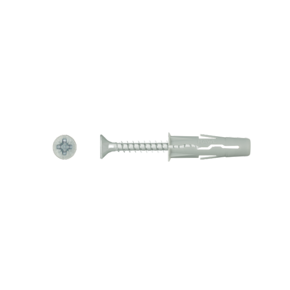 Rawlplug Kołek rozporowy UNO FI10 z wkrętem 6,0x50mm 100szt. - UNO-10+650
