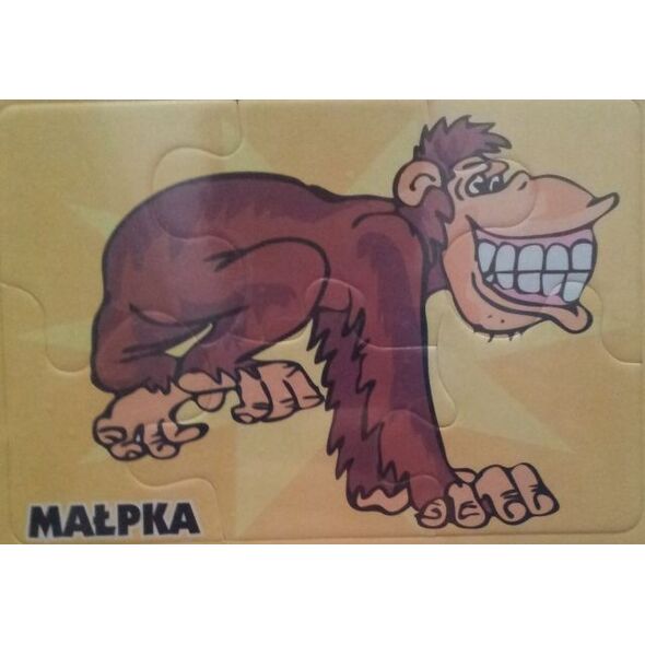 Delfin Puzzle 6 Małpka