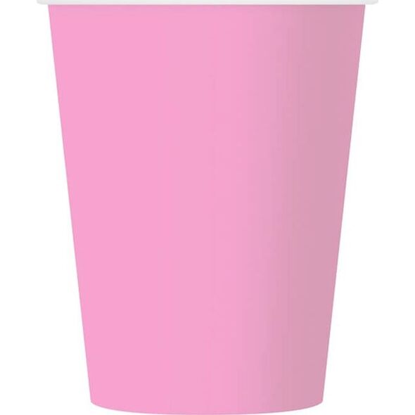 GoDan Kubeczki papierowe jasnoróżowe - 270 ml - 6 szt. uniwersalny