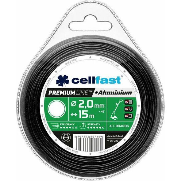 Cellfast ŻYŁKA TNĄCA PREMIUM 2,7mm / 90m OKRĄGŁA CELLFAST - 35-038