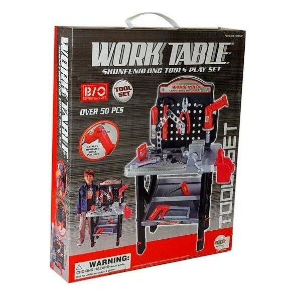 Lean Sport Wysoki Warsztat Zestaw Narzędzi Wiertarka na Baterie 75 cm