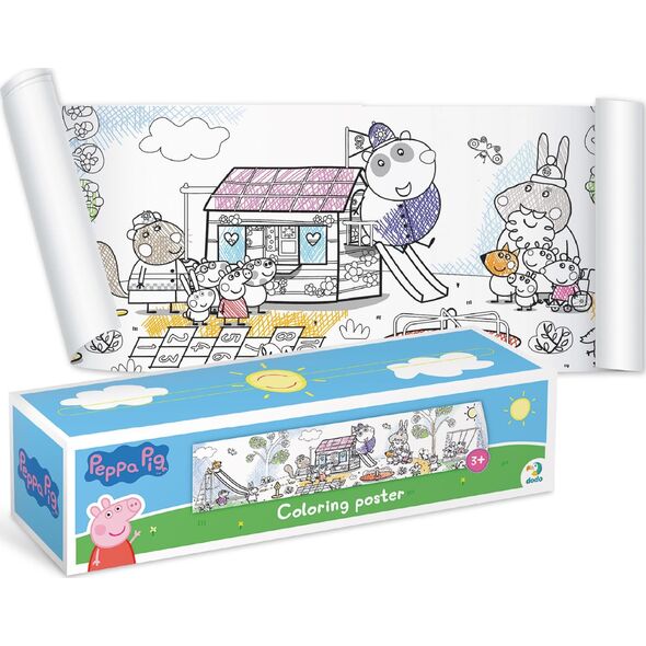 Dodo Kolorowanka W Rolce Świnka Peppa Pig Zestaw Kreatywny Do Malowania Rysowani