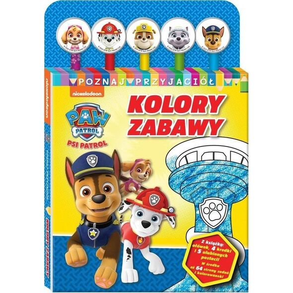 Media Service Zawada Psi Patrol Poznaj przyjaciół cz.1 Kolory zabawy