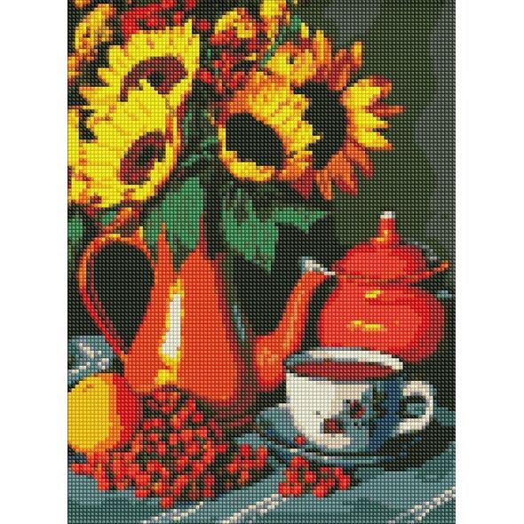 Norimpex Diamentowa mozaika - Podwieczorek w lecie 30x40cm